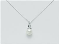 Collana Miluna Donna in Oro bianco Perla PCL3872